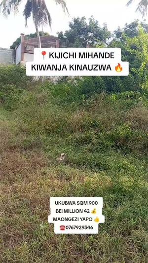 Residential Plot for Sale in Kijichi Mihande, Dar Es Salaam (900 sqm) Residential Plot for Sale in Kijichi Mihande, Dar Es Salaam (900 sqm)