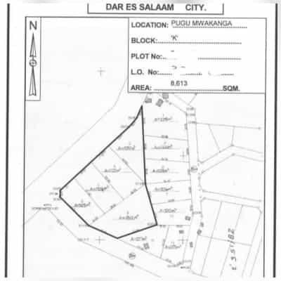 Kiwanja kinauzwa Pugu-Kinywezi, Dar Es Salaam (8613 sqm) Kiwanja kinauzwa Pugu-Kinywezi, Dar Es Salaam (8613 sqm)