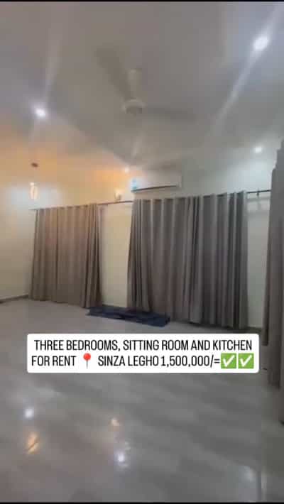3 Bedrooms Apartment for Rent in Sinza Legho, Dar Es Salaam