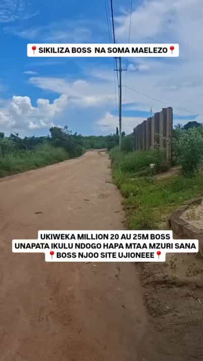 Nyumba ya vyumba vitatu inauzwa Madale Center, Dar Es Salaam (500 sqm)