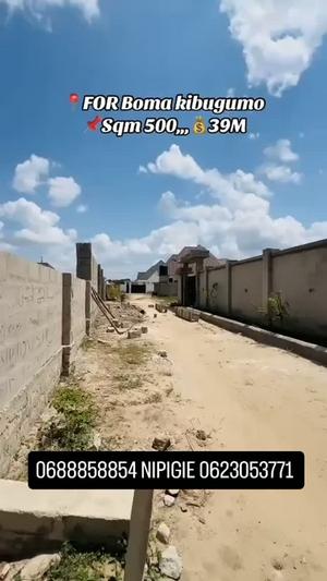 Kiwanja kinauzwa Kibugumo, Dar Es Salaam (500 sqm) Kiwanja kinauzwa Kibugumo, Dar Es Salaam (500 sqm)