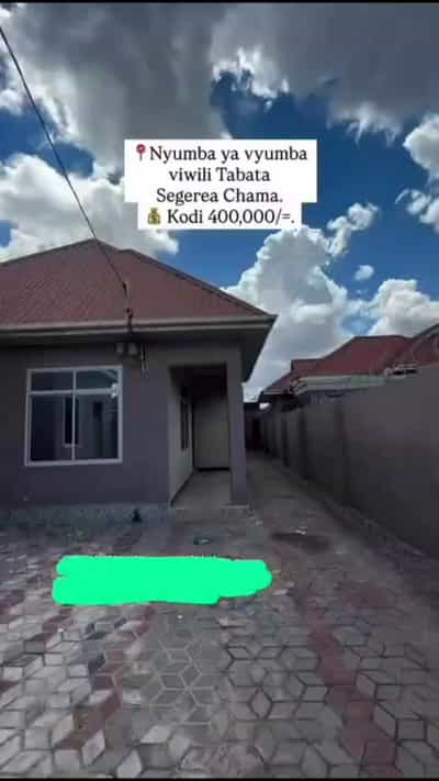 Apartment ya vyumba viwili inapangishwa Tabata Segerea Chama, Dar Es Salaam