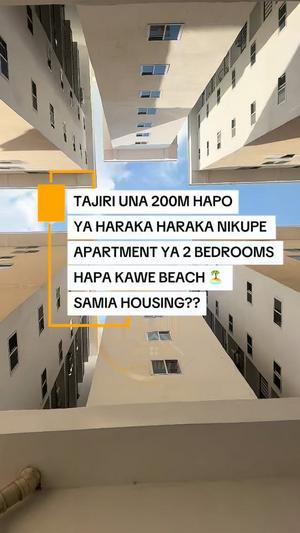 Apartment ya vyumba viwili inauzwa Kawe Beach (Samia Housing), Dar Es Salaam Apartment ya vyumba viwili inauzwa Kawe Beach (Samia Housing), Dar Es Salaam