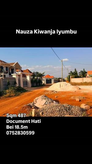 Kiwanja kinauzwa Iyumbu, Dodoma sqm 487