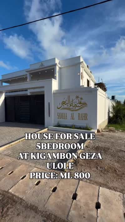5 Bedrooms House for Sale in Kigamboni – Gezaulole, Dar Es Salaam (810 sqm)