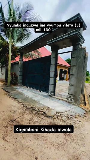 Nyumba ya vyumba vitatu inauzwa Kibada Mwela, Dar Es Salaam (500 sqm)