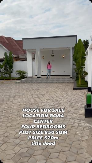 4 Bedrooms House for Sale in Goba Center, Dar Es Salaam (850 sqm) 4 Bedrooms House for Sale in Goba Center, Dar Es Salaam (850 sqm)
