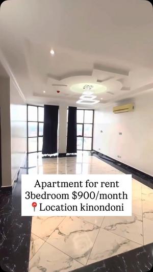 Apartment ya vyumba vitatu inapangishwa Kinondoni, Dar Es Salaam Apartment ya vyumba vitatu inapangishwa Kinondoni, Dar Es Salaam