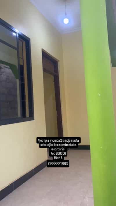 Nyumba ya vyumba viwili inapangishwa Mbezi Makabe Mkoroshini, Dar Es Salaam