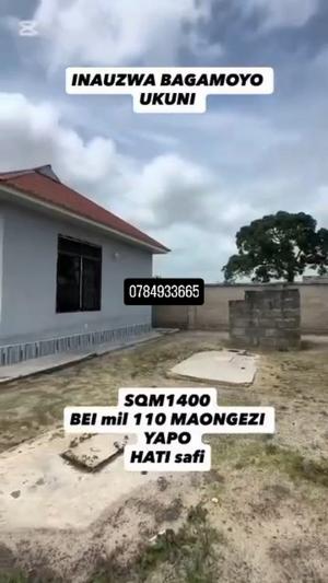 Nyumba inauzwa Bagamoyo Ukuni, Pwani (1400 sqm)