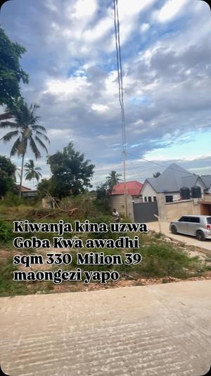 Kiwanja kinauzwa Goba, kwa Awadhi, Dar Es Salaam (330 sqm)