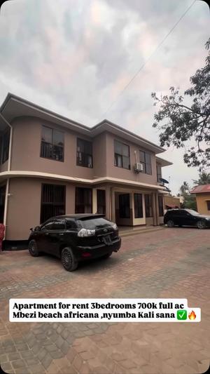 Apartment ya vyumba vitatu inapangishwa Mbezi Beach, Dar Es Salaam
