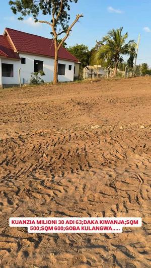 Viwanja vinauzwa Goba Kulangwa, Dar Es Salaam sqm 500