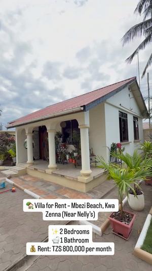 Villa ya vyumba viwili inapangishwa Mbezi Beach, Dar Es Salaam Villa ya vyumba viwili inapangishwa Mbezi Beach, Dar Es Salaam