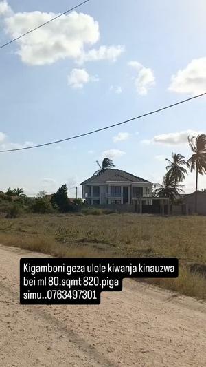 Residential Plot for Sale in Kigamboni Geza Ulole, Dar Es Salaam (820 sqm) Residential Plot for Sale in Kigamboni Geza Ulole, Dar Es Salaam (820 sqm)