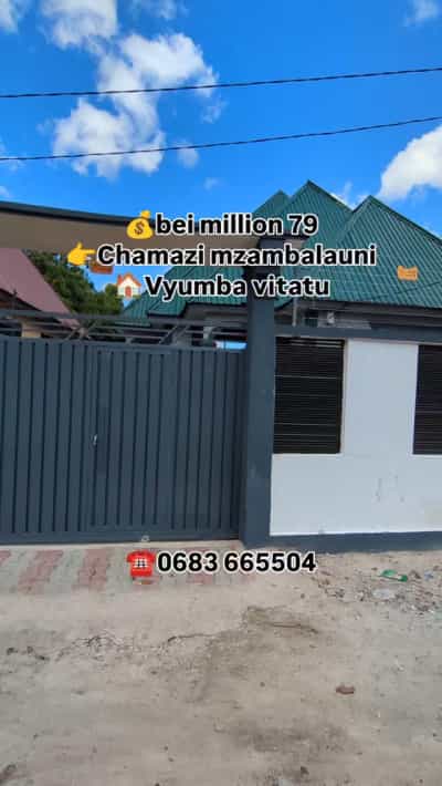 Nyumba ya vyumba vitatu inauzwa Chamazi Mzambalauni, Dar Es Salaam Nyumba ya vyumba vitatu inauzwa Chamazi Mzambalauni, Dar Es Salaam
