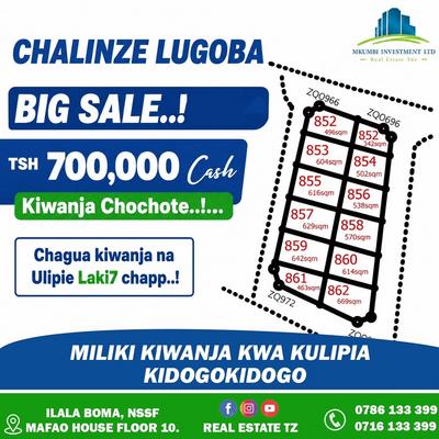 Residential Plot for Sale in Chalinze Lugoba, Pwani Residential Plot for Sale in Chalinze Lugoba, Pwani