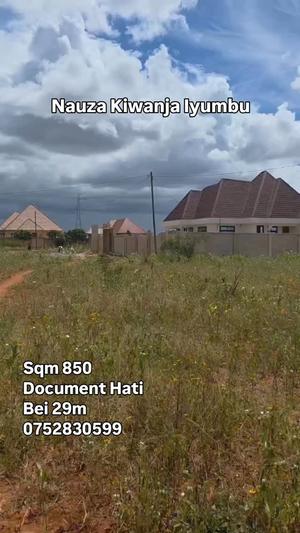 Plot for sale in Iyumbu Nhc, Dodoma sqm 850