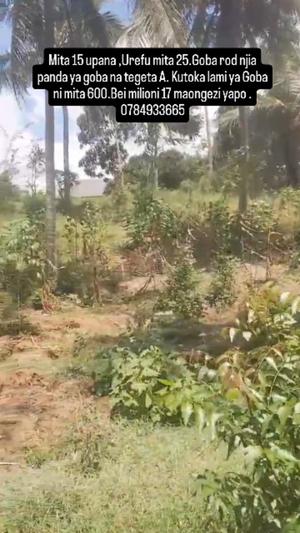 Kiwanja kinauzwa Goba, Tegeta A, Dar Es Salaam (375 sqm)