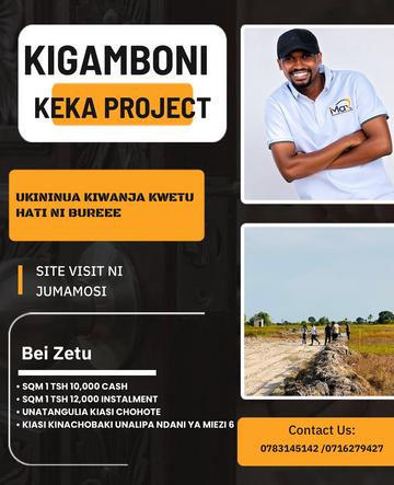 Viwanja vinauzwa Kigamboni Keka, Dar Es Salaam Viwanja vinauzwa Kigamboni Keka, Dar Es Salaam