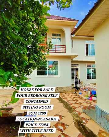 4 Bedrooms House for Sale in Nyasaka, Mwanza