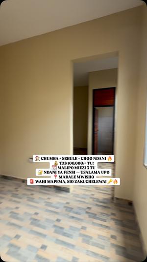 Nyumba ya chumba kimoja inapangishwa Madale Mwisho, Dar Es Salaam