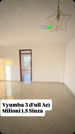 Nyumba/Apartment ya vyumba vitatu inapangishwa Sinza Mori, Dar Es Salaam