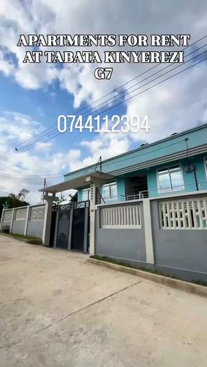 Apartment ya vyumba viwili inapangishwa Tabata Kinyerezi G7, Dar Es Salaam Apartment ya vyumba viwili inapangishwa Tabata Kinyerezi G7, Dar Es Salaam