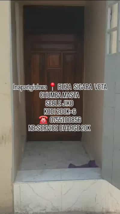 1 Bedroom House for Rent in BUZA SIGARA VETA, Dar Es Salaam
