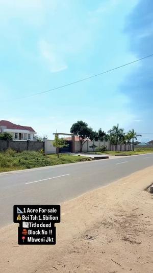Kiwanja kinauzwa Mbweni Jkt, Dar Es Salaam sqm 4700 Kiwanja kinauzwa Mbweni Jkt, Dar Es Salaam sqm 4700