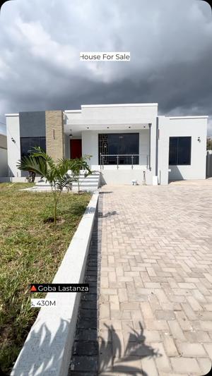 Nyumba ya vyumba vitatu inauzwa Goba Lastanza, Dar Es Salaam (600 sqm)