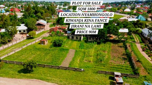 Kiwanja (Residential/Commercial) kinauzwa Nyamhongolo, Mwanza (1800 sqm) Kiwanja (Residential/Commercial) kinauzwa Nyamhongolo, Mwanza (1800 sqm)