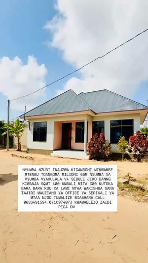 4 Bedrooms House for Sale in Kigamboni Mtengu, Dar Es Salaam (400 sqm) 4 Bedrooms House for Sale in Kigamboni Mtengu, Dar Es Salaam (400 sqm)