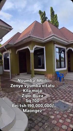 Nyumba ya vyumba vitatu inauzwa Buza, Dar Es Salaam (700 sqm) Nyumba ya vyumba vitatu inauzwa Buza, Dar Es Salaam (700 sqm)