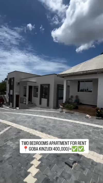 Apartment ya vyumba viwili inapangishwa GOBA KINZUDI, Dar Es Salaam