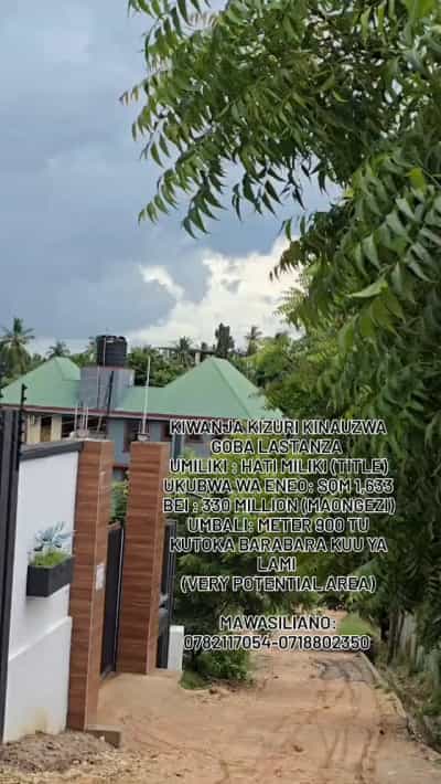 Kiwanja kinauzwa Goba Lastanza, Dar Es Salaam (1633 sqm)
