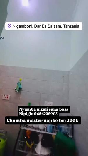 Nyumba ya chumba kimoja inapangishwa Kisiwani, Dar Es Salaam