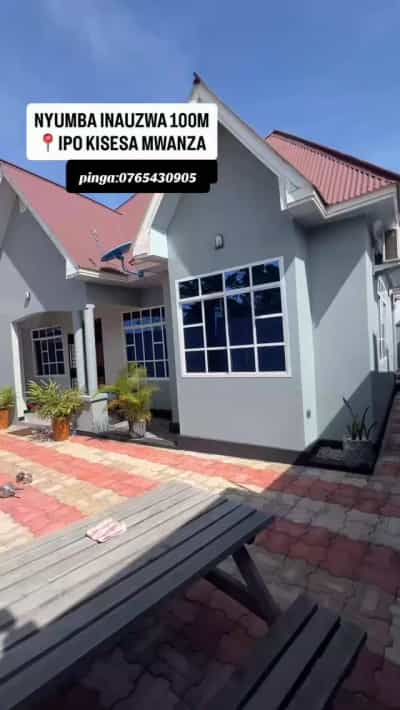 Nyumba ya vyumba vitatu inauzwa Kisesa Igudija, Mwanza (600 sqm)