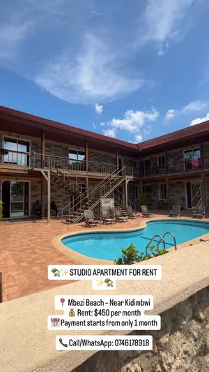 Studio Apartment inapangishwa Mbezi Beach, Dar Es Salaam