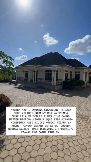 Nyumba ya vyumba vinne inauzwa Kibada, Dar Es Salaam (1300 sqm) Nyumba ya vyumba vinne inauzwa Kibada, Dar Es Salaam (1300 sqm)