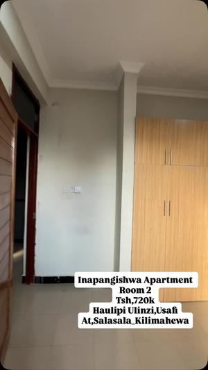 Apartment ya vyumba viwili inapangishwa Salasala Kilimahewa, Dar Es Salaam