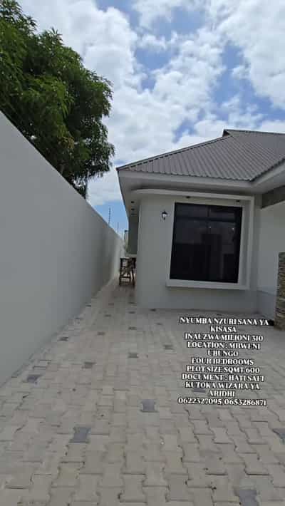 Nyumba ya vyumba vinne inauzwa Mbweni Ubungo, Dar Es Salaam (600 sqm)