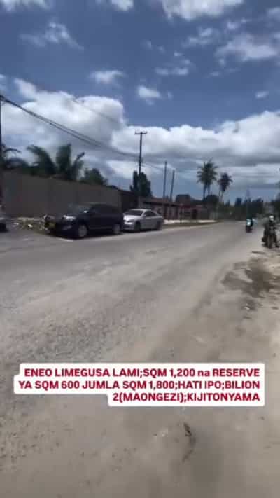 Kiwanja kinauzwa Kijitonyama, Dar Es Salaam (1800 sqm)