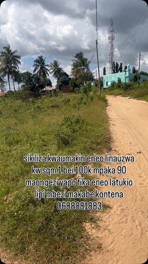 Plot for sale in Mbezi Makabe Kontena, Dar Es Salaam