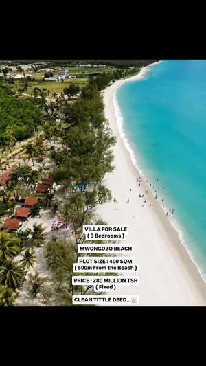 Nyumba ya vyumba vitatu inauzwa Kigamboni Mwongozo Beach, Dar Es Salaam (400 sqm) Nyumba ya vyumba vitatu inauzwa Kigamboni Mwongozo Beach, Dar Es Salaam (400 sqm)