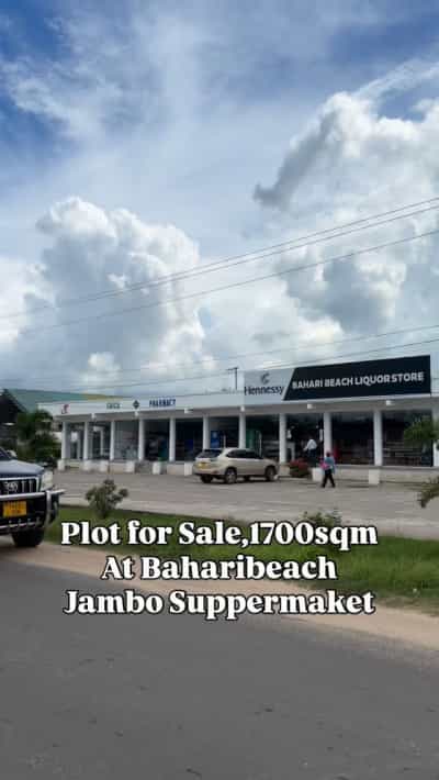 Residential Plot for Sale in Bahari Beach, Dar Es Salaam (1700 sqm)