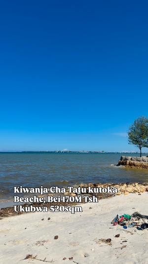 Kiwanja kinauzwa Ununio Beach, Dar Es Salaam sqm 520
