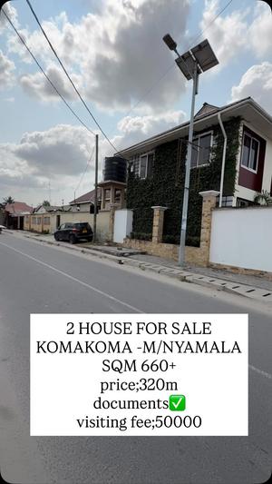 Nyumba ya vyumba viwili inauzwa Komakoma, Mwananyamala, Dar Es Salaam (660 sqm) Nyumba ya vyumba viwili inauzwa Komakoma, Mwananyamala, Dar Es Salaam (660 sqm)