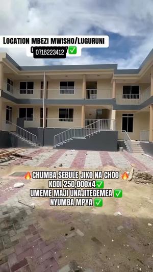 Nyumba ya vyumba viwili inapangishwa Mbezi Luguruni, Dar Es Salaam