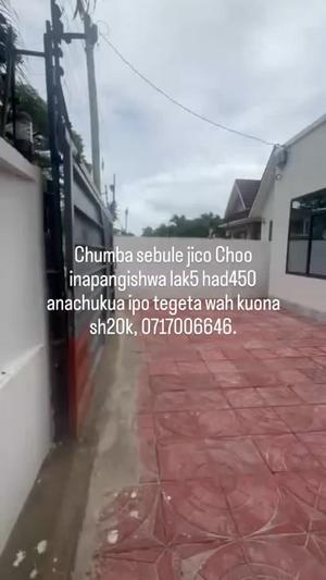 Nyumba ya chumba kimoja inapangishwa Tegeta, Dar Es Salaam